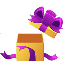 Open gift box