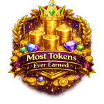 most tokens ever won