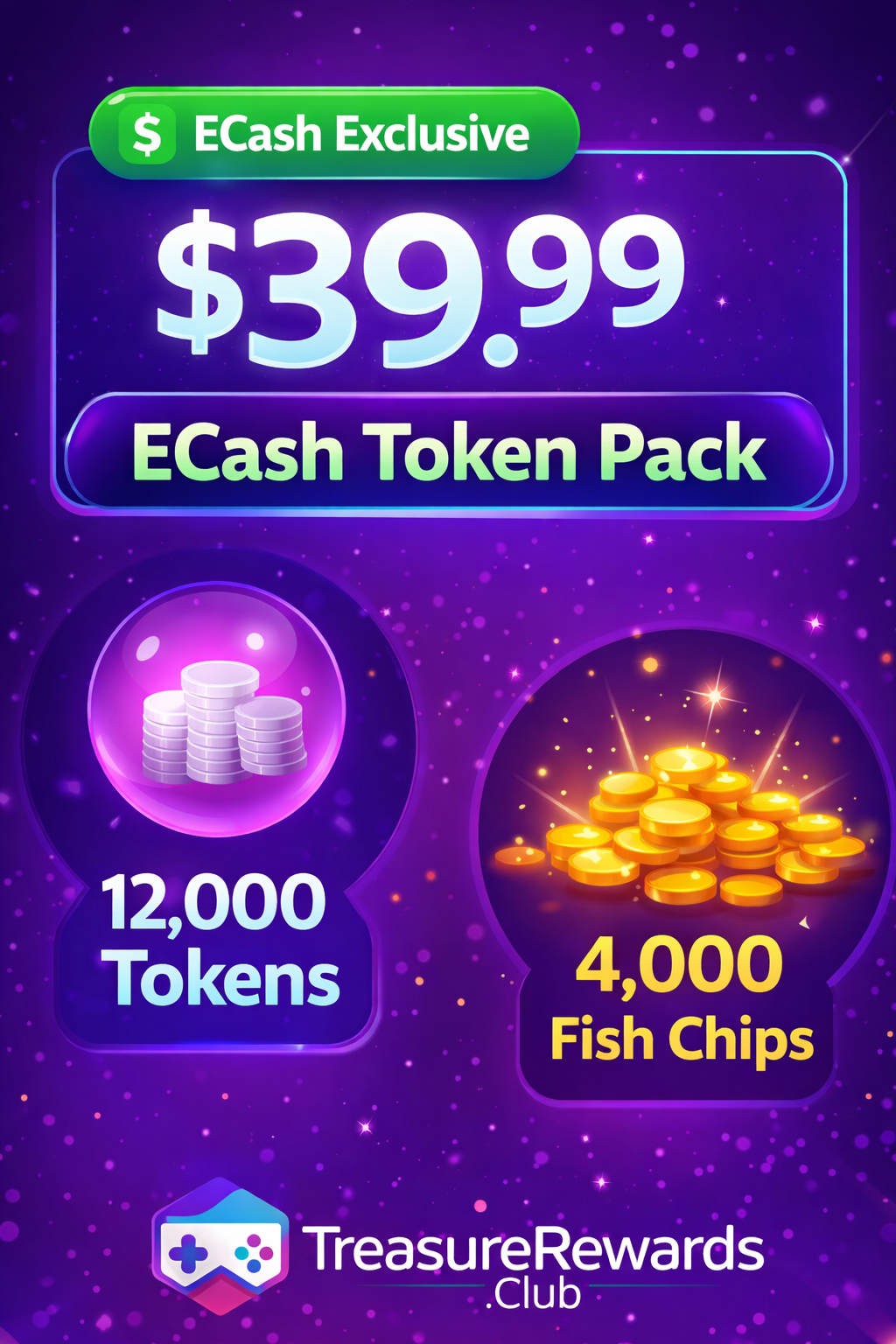 $39.99 Cash App Pay Token Pack